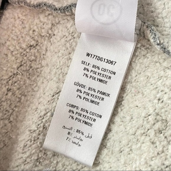 Opening Ceremony Gold & Silver Logo Glitter Trim Gray Joggers - Picture 8 of 8